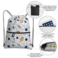 thumbnail image 3 of Naloa Cartoon Planets Drawstring Backpack String Bag Cinch Water Resistant for Gym Shopping Sport Yoga, 3 of 6