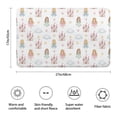 thumbnail image 3 of White Princess Castle Pattern Bathroom Rugs Mat,Non Slip Microfiber Bathroom Rug,Rubber Backing,Soft Bathroom Mats for Bathroom Floor,Tub and Shower,17x27in(43x68cm), 3 of 5