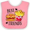 thumbnail image 3 of Inktastic Best Friends Burger and Fries Boys or Girls Baby Bib, 3 of 4