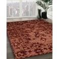 thumbnail image 2 of Ahgly Company Indoor Rectangle Abstract Dark Red Abstract Area Rugs, 7' x 10', 2 of 6