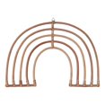 thumbnail image 2 of Decoración de de ratán, adorno Natural, macramé colgante bohemio bohemio para habitación, , hogar, y bebés 46x32cm Baoblaze Arco Iris Macramé, 2 of 8