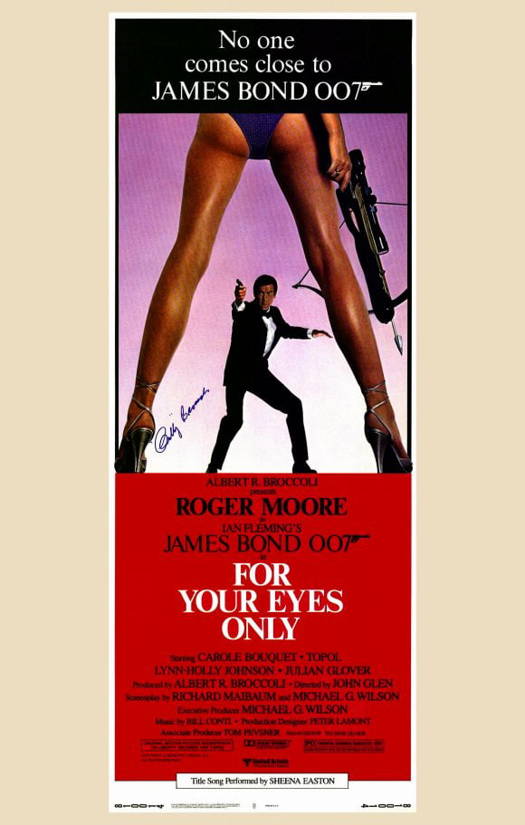For Your Eyes Only Movie Poster Style J 11 X 17 1981