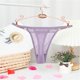 thumbnail image 3 of Gibobby Ropa Interior para Mujer Bragas sexys para mujer, sin costuras, cintura , ultrafinas, transparentes, tanga malla （Morado， S), 3 of 4