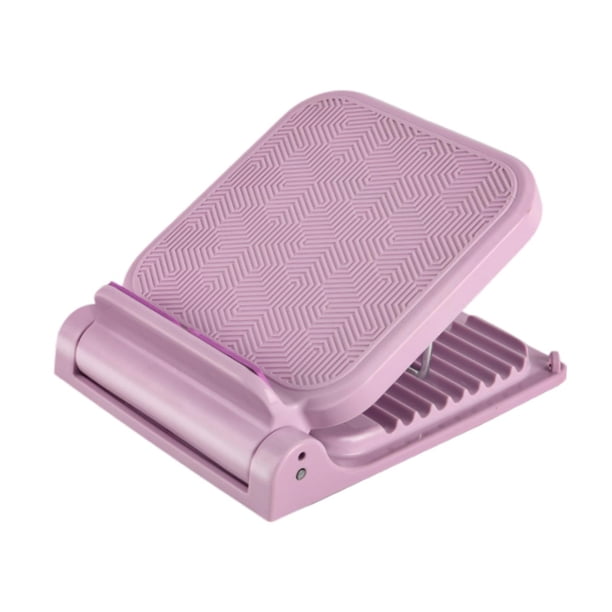 Tablero de inclinación inclinando el pie tablero de pie ajustable pata de trampilla para la altura de la pierna para el ejercicio del gimnasio de los Púrpura