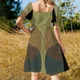 thumbnail image 5 of Vestido de verano de manga corta para mujer, estilo barco de cola larga en la playa de Railay. Vestidos de noche de lujo para mujer., 5 of 7