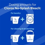 (2 pack) Clorox No Splash Bleach, 117 fl oz