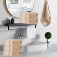 thumbnail image 4 of Danhjin Cozy Towels Plain Color 29.53x13.78 in, Soft Fast Dry Highly Absorbent Bath Towels Machines Washable for Guest Bath, Spa, Gym, 4 of 7