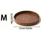 thumbnail image 2 of Bandeja Redonda de Madera para Servir (21/27/30 Cm), Bandeja Decorativa para Café, Mesa de Casa, Desayuno, Cena, Té y Comida M, 2 of 5