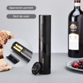 thumbnail image 3 of Sacacorchos El&eacute;ctrico de Vinos 7 En 1 Juego De Abridor De Vino El&eacute;ctrico Destapadores El&eacute;ctricos Kit De Abridor Botella con Cortador de Papel de Aluminio para Cocina B, 3 of 7