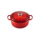 thumbnail image 1 of Horno holandés Le Creuset de hierro fundido esmaltado Signature, 4,2 L, color cereza, 1 of 5