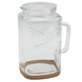 thumbnail image 2 of Mason Craft & More Glass 1 Gallon Pitcher with Removable Plastic Lid and Silicone Base, Tan, Useful for Serving Chilled Drinks, 2 of 6