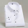 thumbnail image 2 of BVOFAR Mens Long Sleeve Shirts Dressy Button Down Collared Shirt Regular Fit Wrinkle Free Dresses Shirts Business Casual, 2 of 6