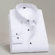 thumbnail image 1 of pstuiky camisas de manga larga para hombre, Camisa de negocios para hombre con cuello abatible y botones de manga larga salir tops xxl, 1 of 5
