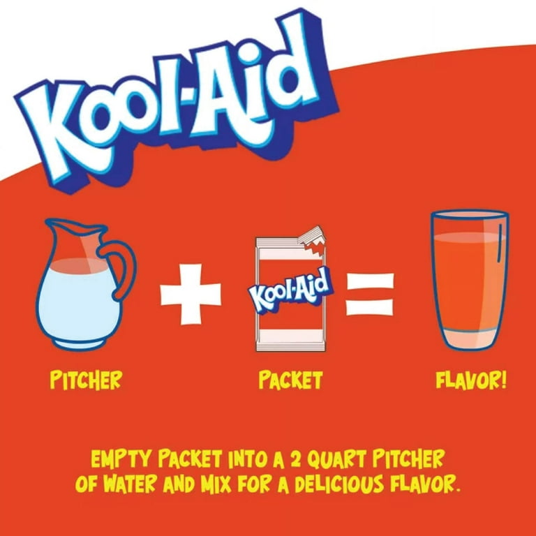 Full Box 48x Packets Kool-Aid Orange Flavor Soft Drink Mix