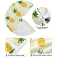 thumbnail image 2 of FMSHPON Pineapple Pattern Xmas Christmas Tree Skirt Stand Mat for Holiday Party Decoration Indoor Outdoor 36 inches, 2 of 6