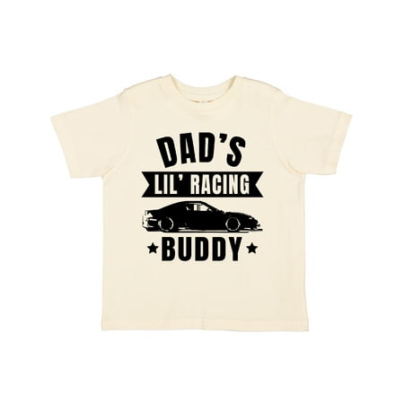 

Inktastic Dads Lil Racing Buddy Gift Toddler Boy or Toddler Girl T-Shirt