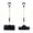 Black-Large Size B, variant on Heavy-Duty Outdoor Snow Shovel for Driveway and Ice Removal, Durable Plastic Construction Size 28.4-33.5 in