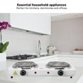 thumbnail image 4 of Portable Dual Electric Countertop Burner, Coil Cooktop Tabletop Stove With Efficient Power For Seamless Cooking At Home Or On The Go (2000W), 4 of 5