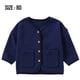 thumbnail image 2 of Laklulu cálido en invierno abrigo polar de doble cara para bebé, ropa de bebé, ropa de invierno para salir (azul), 2 of 6