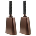 thumbnail image 4 of GOOHOCHY 1 Pair of Cowbell with Handle Noise Maker Sports Events Cowbell Cheering Hand Cowbell Prop for Party, 4 of 8