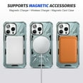 thumbnail image 3 of Ancove for iPhone 15 Pro Magnetic Case [Compatible with Mag Safe],Heavy Duty Ring Holder [Kickstand] Military Grade Drop Protection Case Cover for Apple iPhone 15 Pro,Green, 3 of 8