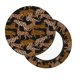 thumbnail image 2 of Balery Leopard Print Fundas de asiento para taburete de bar redondo de tela de terciopelo ajustables que protegen de arañazos y manchas para sillas de 14 a 17 pulgadas.-13 inch, 2 of 7