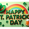 thumbnail image 3 of St Patrick's Day Backdrop Party Supplies Holiday Background Celebration Green Decorations Festive Banner Event Photography Props Decor, 3 of 3