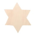 thumbnail image 1 of Pkg Of 10, Star Of David Wood Cutout 4 " X 4 ", 1 of 1