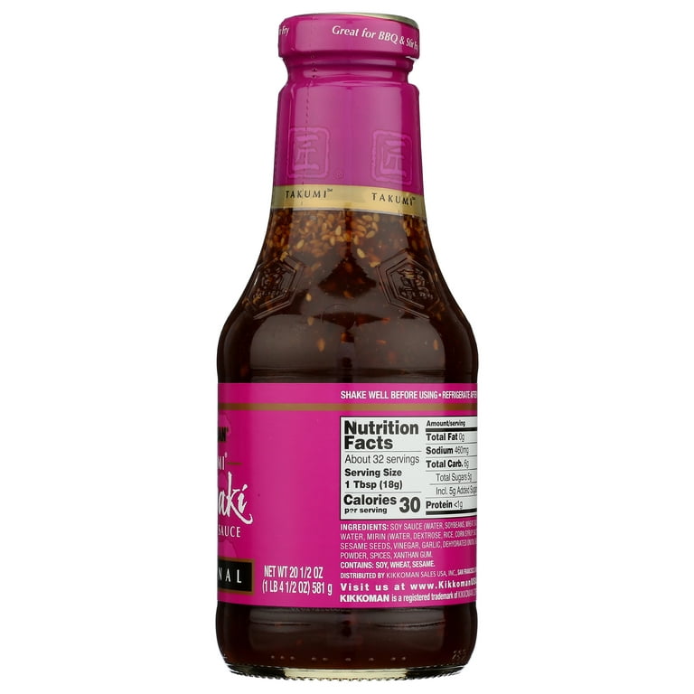 Kikkoman Teriyaki Sauce Takumi Original, 20.5 oz