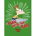 thumbnail image 2 of Boy's Phineas & Ferb Phineas and Ferb Man With Plan  Graphic Tee Kelly Green Medium, 2 of 4