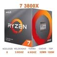 thumbnail image 3 of Procesador AMD Ryzen 7 3800X de Tercera Generación, 3.9GHz hasta AMD RYZEN 7 3800X, 3 of 5
