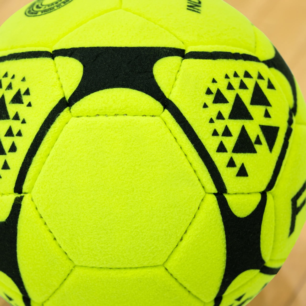 FORZA Indoor Soccer Balls [3 Sizes] | Fluorescent Yellow Soccer Balls Designed For Indoor and Laminate Surfaces - Size 5, Pack of 1