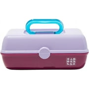 Caboodles Makeup Case Pretty in Petite, Medium Organizer with Mirror - 9 x 5.5 x 3.8 inches