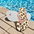 thumbnail image 3 of Psesaysky Little Kid Girls Boys Beach Pool Flip Flops Cute Leopard Print Sandals Water Shoes Size 12.5, 3 of 7
