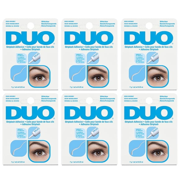 Adhesivo para Pestañas DUO Transparente 7 mL (Paquete de 6)
