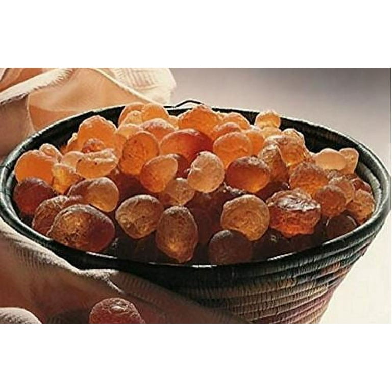 Gum Arabic - Arabic Gum - Aacia Gum - 100% Pure and Food Grade Natural Gum - Beautiful and Large Nuggets.- 1lb/16oz - Imported from Africa