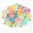 thumbnail image 3 of TUITOONM 20Pcs Glow in The Dark Duck Figurines Mini 0.67 Inch Luminous Resin Rubber Ducks for DIY Crafts, Birthday Party Favors, Potted Plant Surprises & Night Light Decorations, 3 of 10