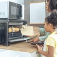 thumbnail image 4 of Xihbxyly Juego de Manoplas Térmicas para Horno, Diseño Elástico Extralargo, Tecnología de Agarre Antideslizante, Forro Suave para Mayor Comodidad, Protección Contra Altas Temperaturas, Utensilio de C, 4 of 5