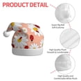 thumbnail image 6 of Cauagu Daisy and Ladybug for Adult Christmas Hat,1-Pack Xmas Holiday Hat Santa Hat for Women & Men Festive Headwear Accessories Fit for Christmas/New Year/Party, 6 of 6