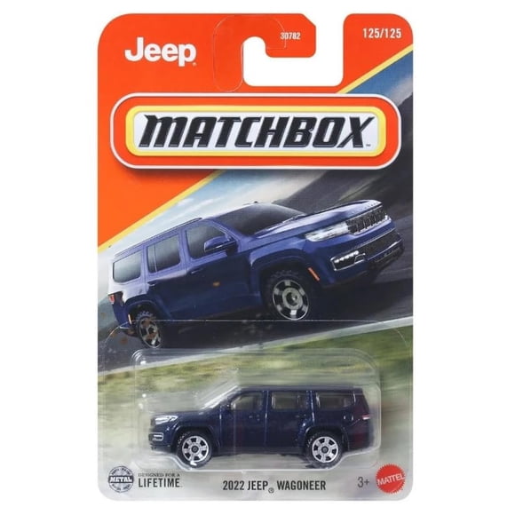 Vehículo de juguete fundido a presión Matchbox 2022 Jeep Wagoneer, escala 1:64