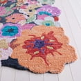 thumbnail image 4 of SAFAVIEH Jardin Naira Floral Area Rug, Grey/Pink, 6' x 6' Square, 4 of 11