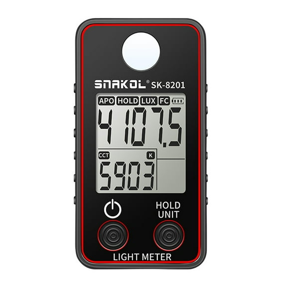 Illuminance Meter,Tester Precise Color Precise Meter Led Test Temperature Tester