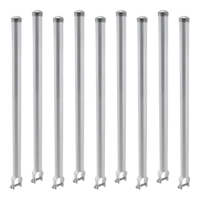 Plum Fittings Chain Link Fence Extensions | Fence Extension for Dogs |- Set of 9 (1 5/8)
