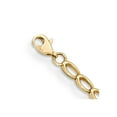 thumbnail image 3 of Real 14kt Yellow Gold Gold Polished Open Link Chain Bracelet; 7.5 inch; Lobster (Fancy) Clasp; for Adults and Teens; for Women and Men, 3 of 4