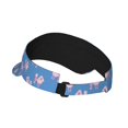 thumbnail image 2 of Fuzoiu Cute Poodle Dog Print Adult Sunscreen Visor Cap,Adjustable Summer Cap for Men Women,Unisex Running Outdoor Beach Hat, 2 of 7
