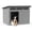 Gray-Medium, variant on Syess Insulated Dog House for Large Dogs Outdoor, Weatherproof Resin Pet House with All-Weather Protection, Easy Assembly (Gray)