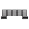 thumbnail image 3 of Modway Render Wall Mount Queen Headboard and Modern Nightstands in Charcoal, 3 of 7