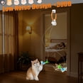 thumbnail image 3 of Lvelia Cat Toys Hanging Door Automatic Cat Toy Interactive Elastic Rope with Flying Bird & Mouse,Cat Catching Game Door Hanger,Self Play Cat Toys,Orange, 3 of 7