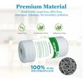 thumbnail image 4 of 50 Micron Water Filter 10-inch x 4.5-inch, 10-inch Whole House Heavy Duty Spun Wound Pre-Filter, Suitable for Well Water, Replacement Filter Cartridges for 5097, 355220-43, -45-1050, 814, 4-pack, 4 of 4