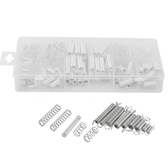 Ressort d'Extension, 200 Pcs Ressort de Tension / Pression Ressort de Tension Très Polyvalent